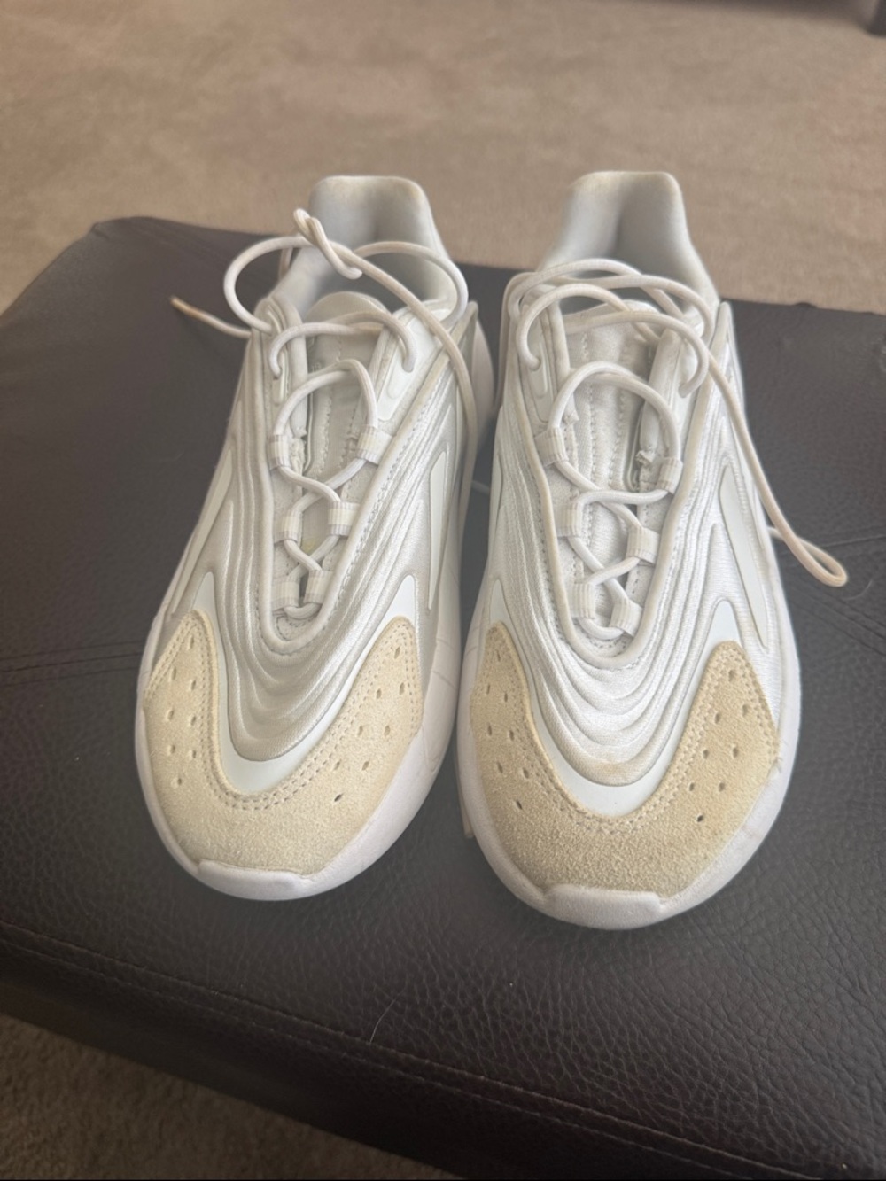 Adidas Neutral Wave Runner Sneakers - White & Beige